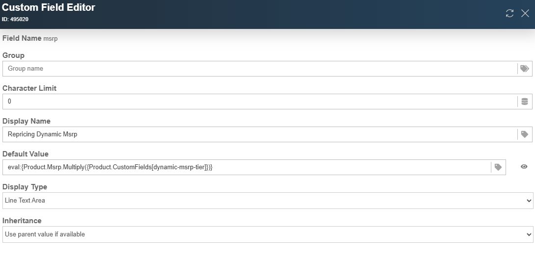 Custom-Field-Editor