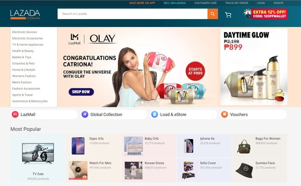 Lazda online marketplace