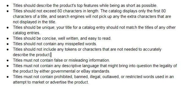 ebay title guidelines