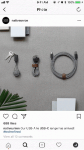 Instagram shopping post examples