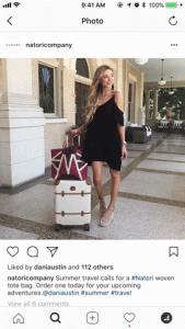 Instagram shopping post examples
