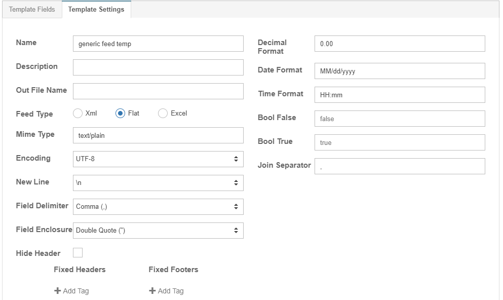 StoreAutomator Template Editor Settings