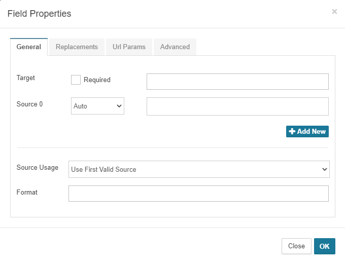 StoreAutomator Generic Feed Field Properties