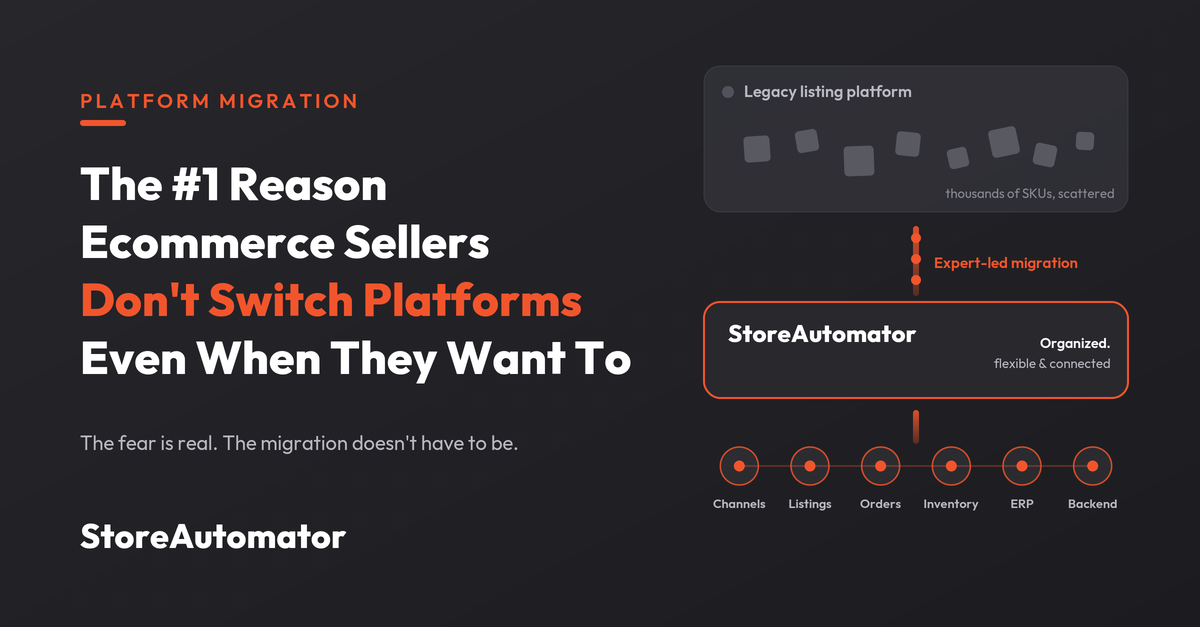 Multichannel Listing Platform Migration